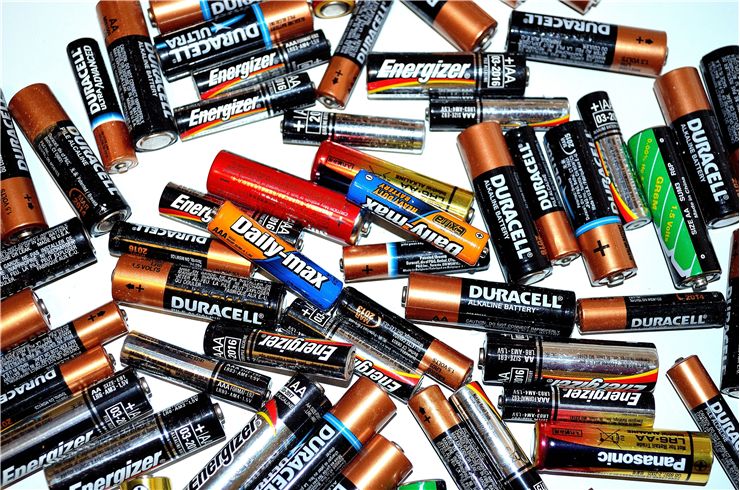 Picture Of Duracell Batteries For Recycling