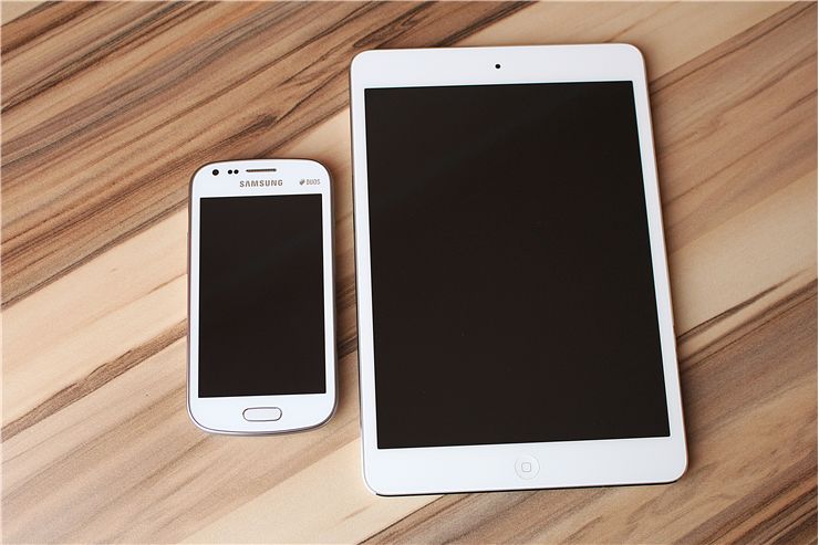 Picture Of Smartphone And Tablet